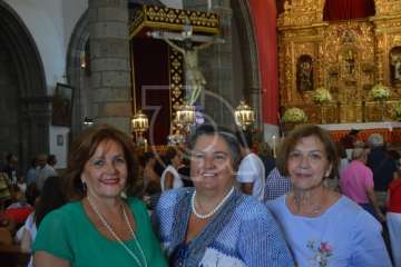 Oficios religiosos del mediodía y procesión del Santo Cristo de Telde (Foto TA)